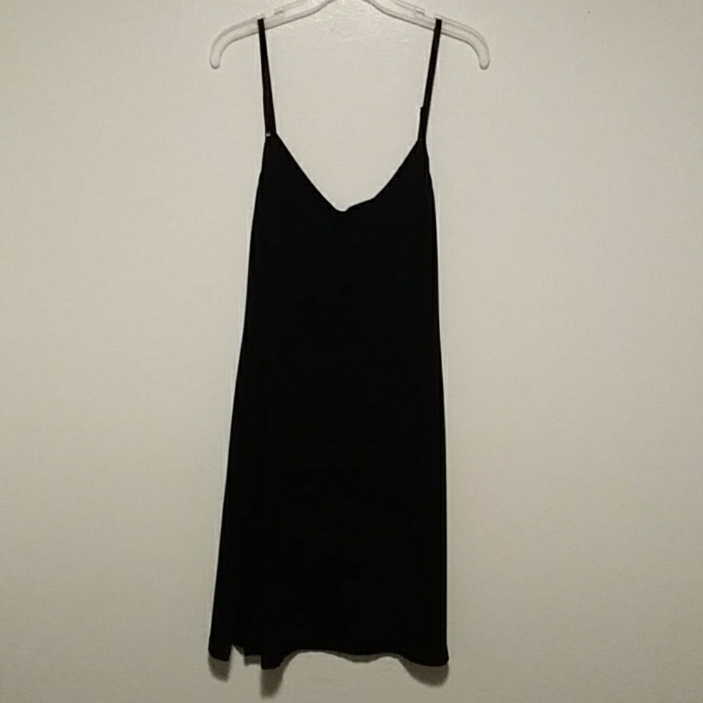 Spaghetti Strap Black Dress